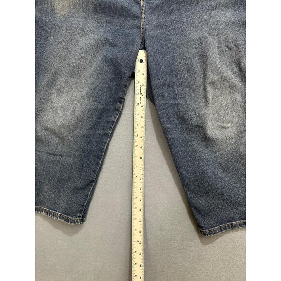 Gloria Vanderbilt Capri Jeans Size 16W All Around Slimming Effect Womens Blue - Picture 4 of 8